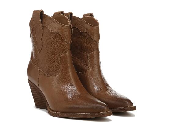 Women's Roslyn Western Boot-Latte Leather
