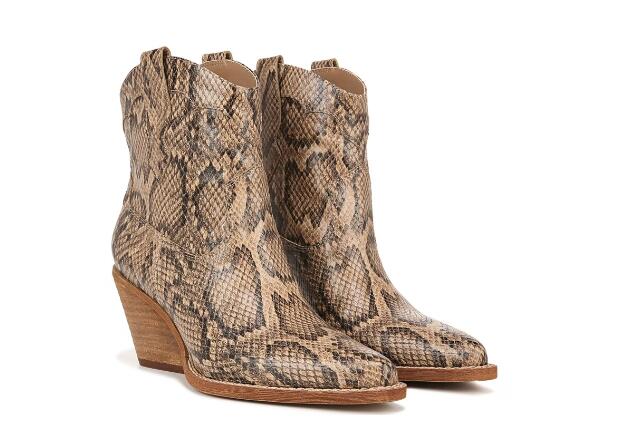 Women's Roslyn Western Boot-Desert Snake Pattern Synthetic