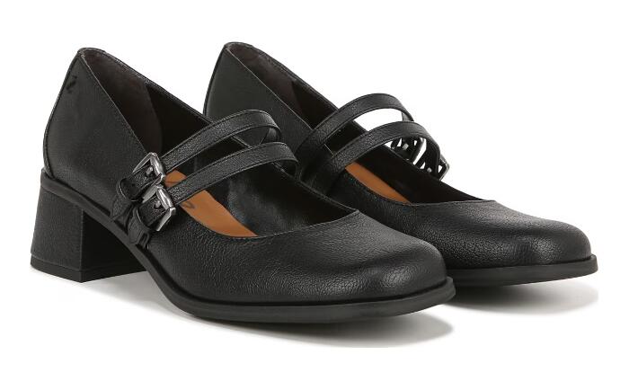 Women's Flores Mary Jane-Black Synthetic