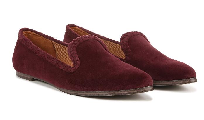 Women's Hill Loafer-Wine Red Fabric