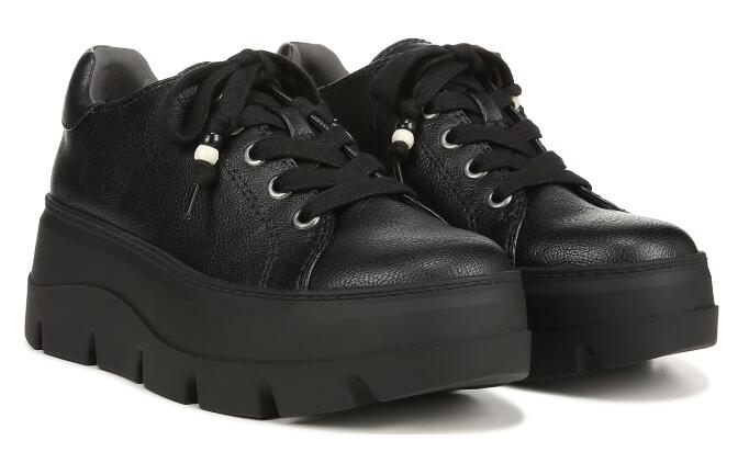 Women's Bea Lace-up Sneaker-Black Synthetic
