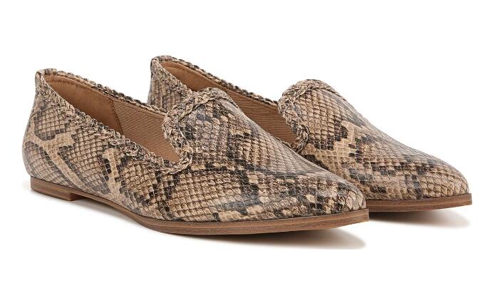 Women's Hill Loafer-Snake Print Synthetic